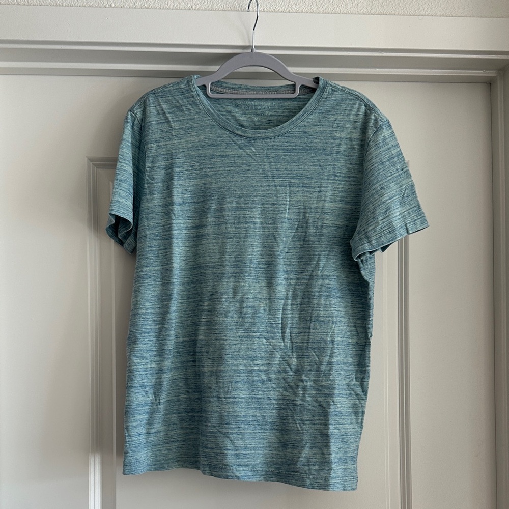 Banana Republic - Casual Heather Blue Men's Tee